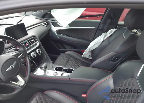 2019 Genesis G70 3.3T Advanced z USA, uszkodzony, nr VIN KMTG34LE8KU029876